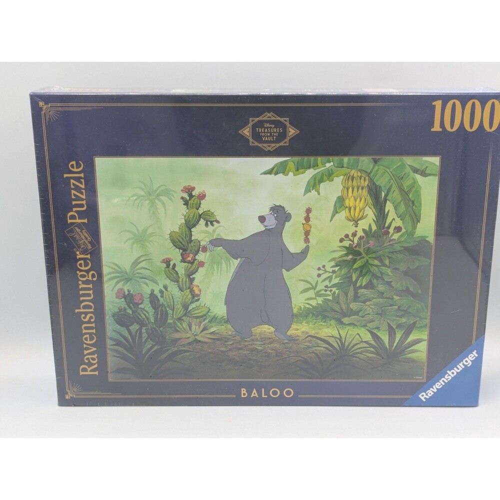 Ravensburger Disney Treasures From The Vault Baloo 1000 Piece Jigsaw Puzzle Seal